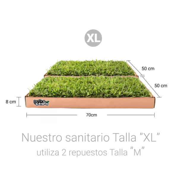 Repuesto sanitario de pasto Talla XL cuotas