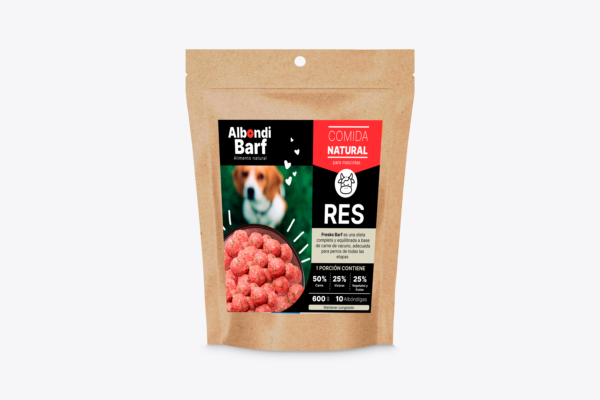 Comida Barf de res - Albóndigas de res marca albondibarf